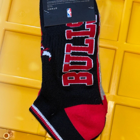 Chicago bulls low cut 3 pair men’s (6-12) socks - Picture 3 of 4